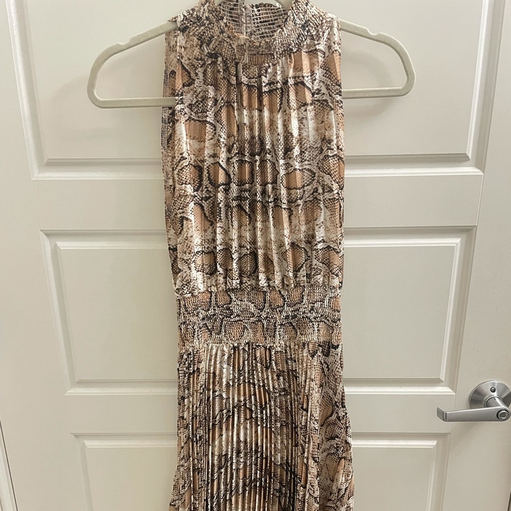 Snakeskin dress!